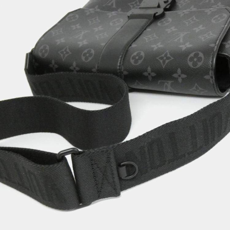 Pre Owned Louis Vuitton Monogram Eclipse S-Cape Messenger Shoulder Bag