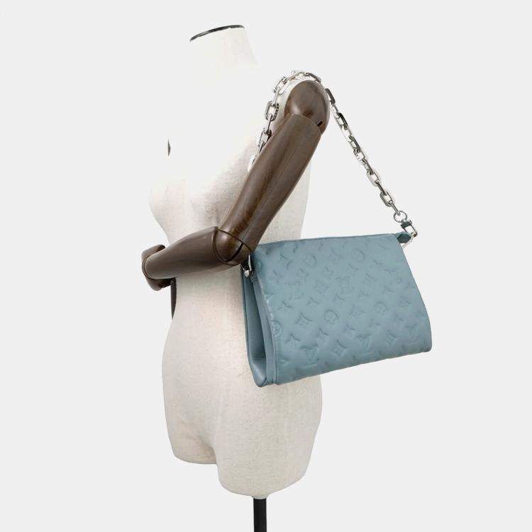 مملوكة مسبقًا Louis Vuitton Coussin Pm Shoulder Bag Monogram Embossed Lamb Leather