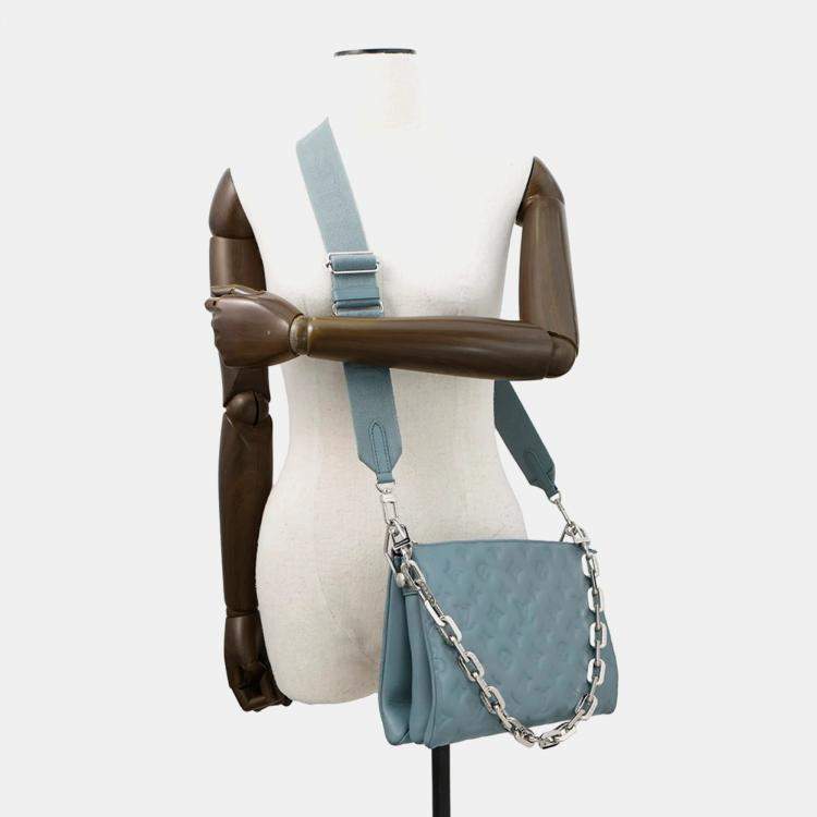 مملوكة مسبقًا Louis Vuitton Coussin Pm Shoulder Bag Monogram Embossed Lamb Leather