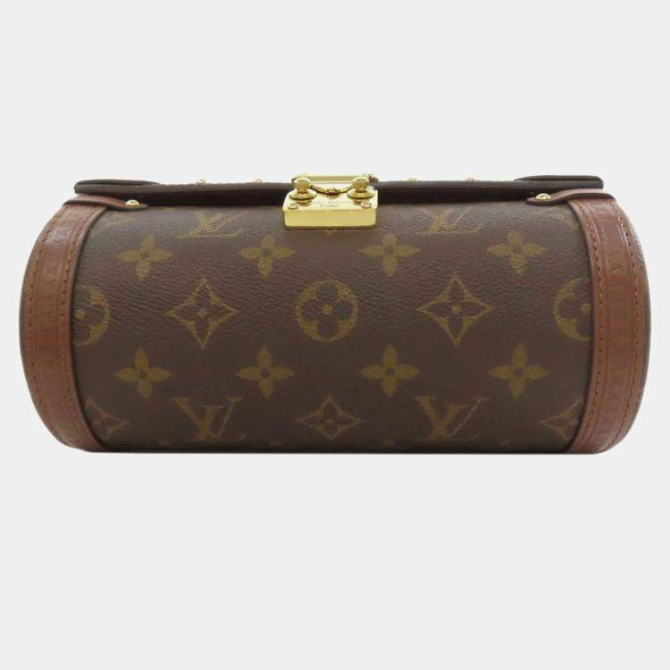 Pre Owned Louis Vuitton Papillon Trunk Brown Monogram Coated Canvas Shoulder Bag