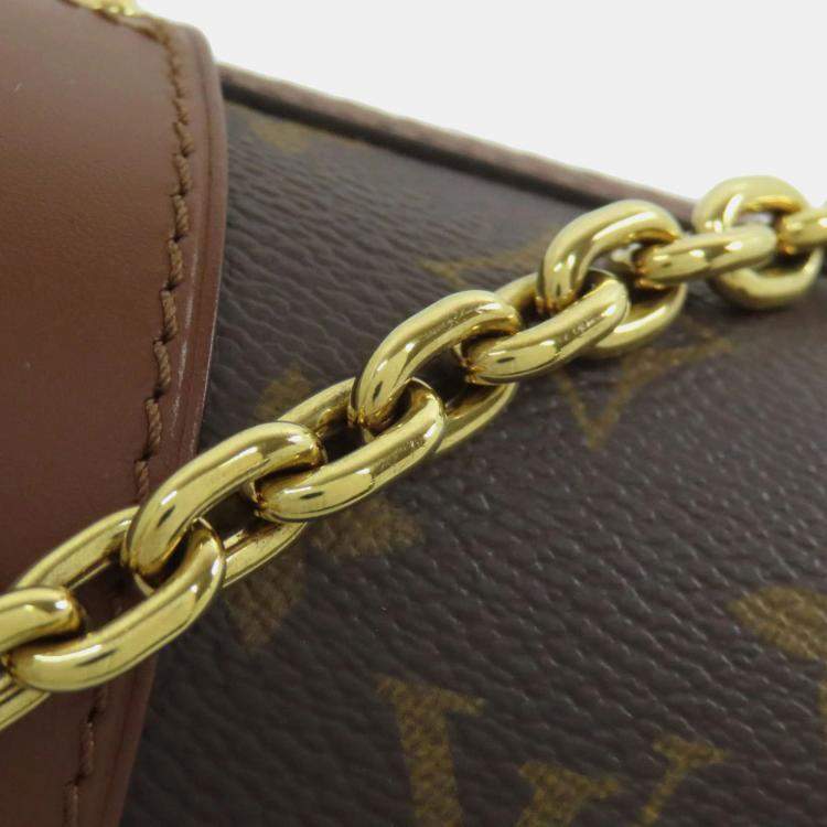 Pre Owned Louis Vuitton Papillon Trunk Brown Monogram Coated Canvas Shoulder Bag