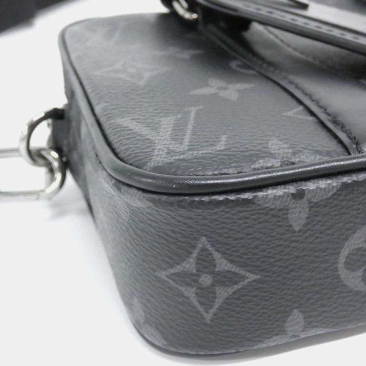 Pre Owned Louis Vuitton Monogram Eclipse Nano Pdv Handbag