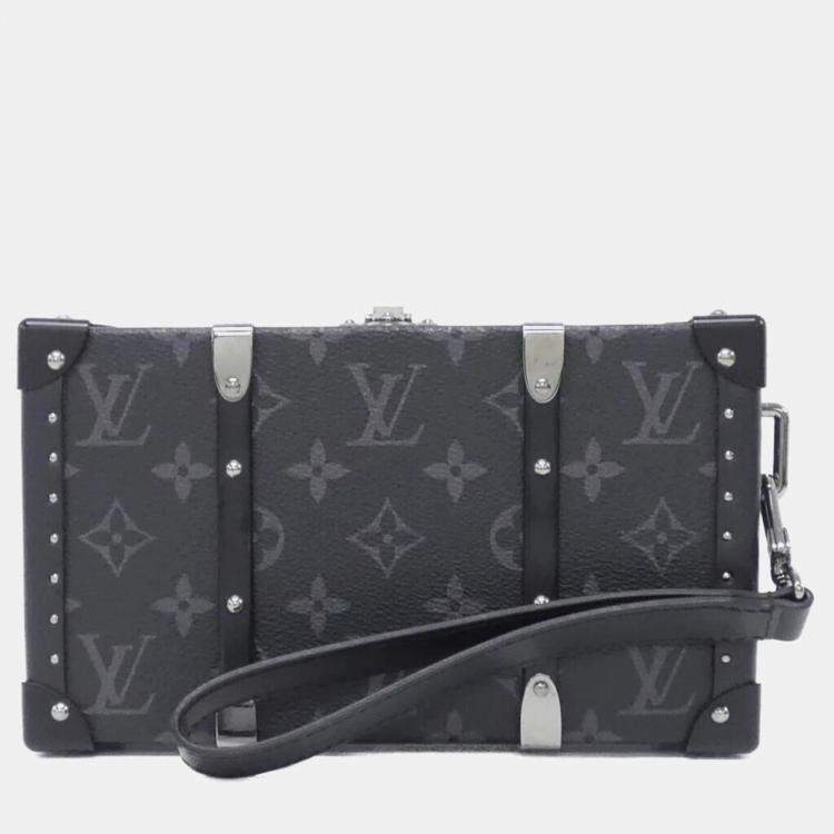 Pre Owned Louis Vuitton Monogram Eclipse Wallet Trunk Handbag