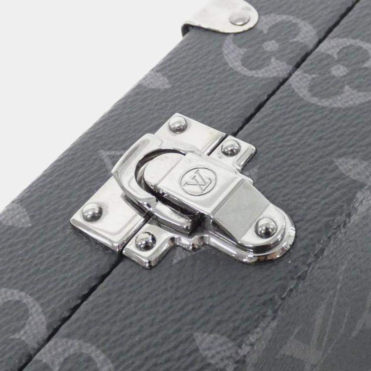 Pre Owned Louis Vuitton Monogram Eclipse Wallet Trunk Handbag