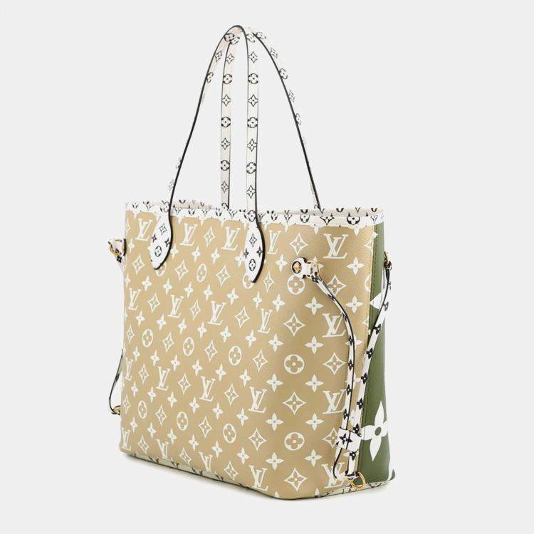 Pre Owned Louis Vuitton Monogram Giant Neverfull Mm Tote Bag