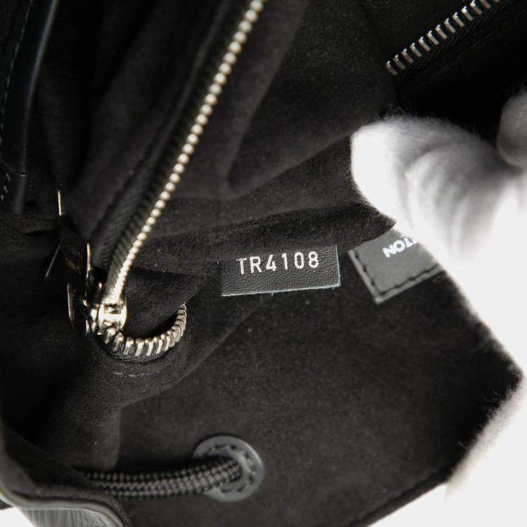 Pre Owned Louis Vuitton Epi Christopher Pm Backpack Noir Black Leather