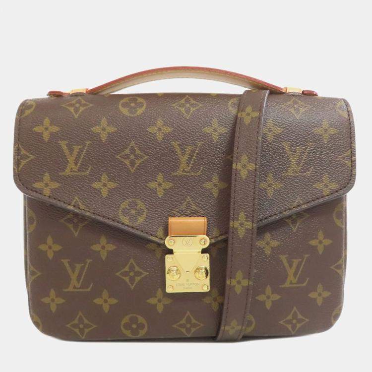 Pre Owned Louis Vuitton Pochette Metis MM Monogram Canvas Shoulder Bag