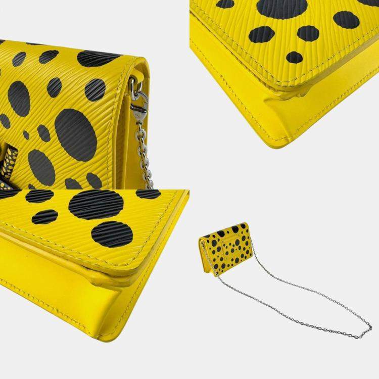 Pre Owned Louis Vuitton LV x YK Twist Epi Leather Wallet on Chain