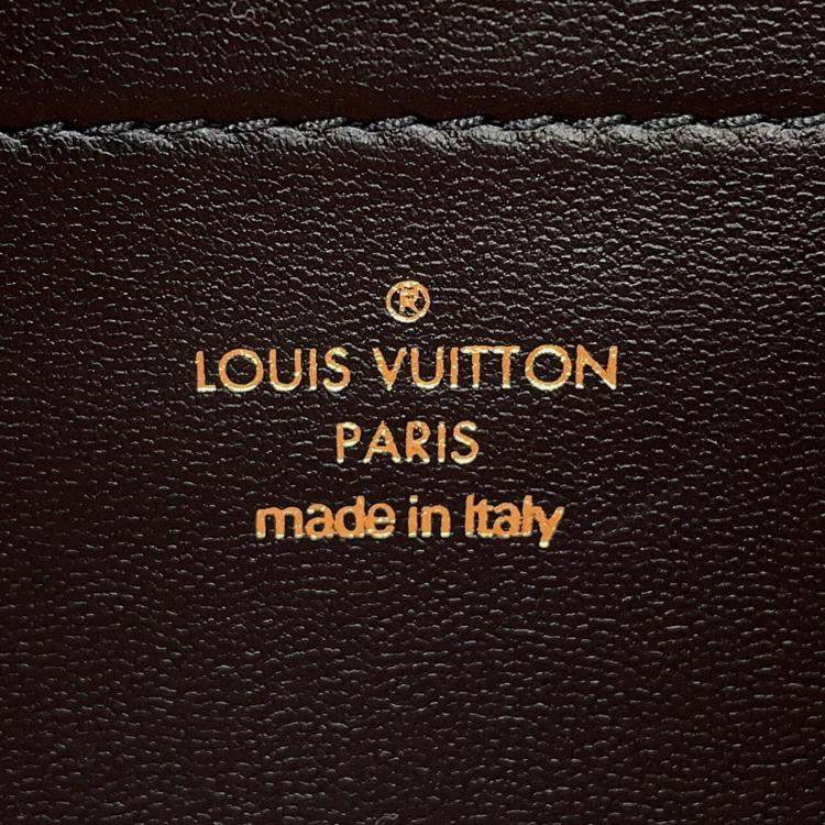 مملوكة مسبقًا Louis Vuitton Chain Shoulder Bag Monogram Lambskin Pochette Coussin Black