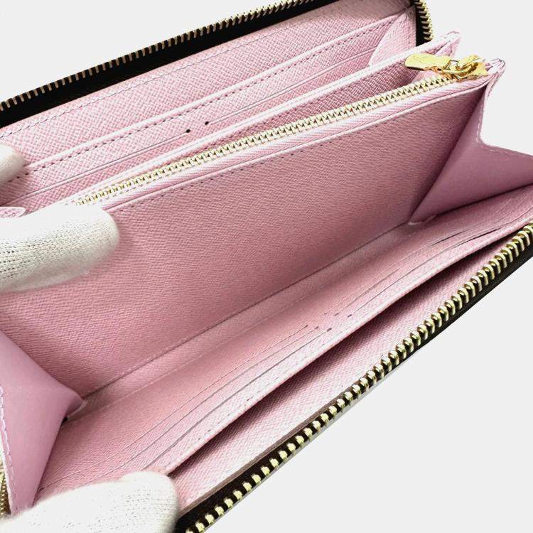 Pre Owned Louis Vuitton Monogram Lv X Tm Zippy Wallet Cherry Blossom Long Canvas Brown