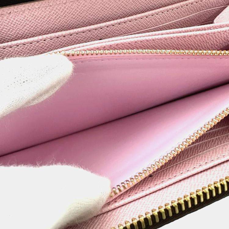 Pre Owned Louis Vuitton Monogram Lv X Tm Zippy Wallet Cherry Blossom Long Canvas Brown