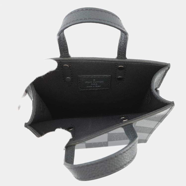 Pre Owned Louis Vuitton Damier Checkerboard Sac Plat Xs Handbag