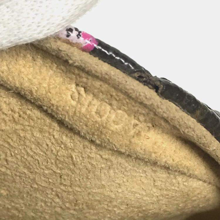 Pre Owned Louis Vuitton Monogram Cherry Blossom Papillon Tote Bag Canvas Brown