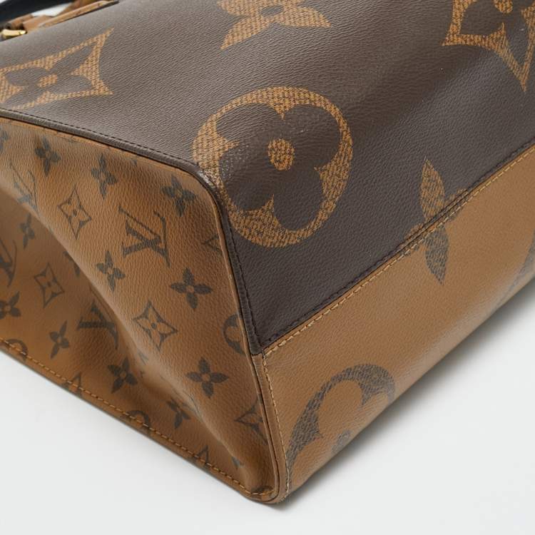 Pre Owned Louis Vuitton OnTheGo MM Monogram Reverse Giant Canvas Bag