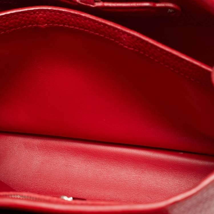 مملوكة مسبقًا Louis Vuitton Capucines PM Rubis Taurillon Leather Top Handle Bag