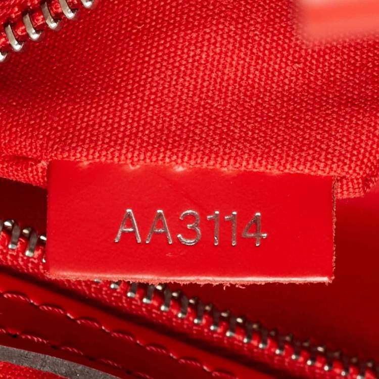 Pre Owned Louis Vuitton Brea MM Coquelicot Epi Leather Bag