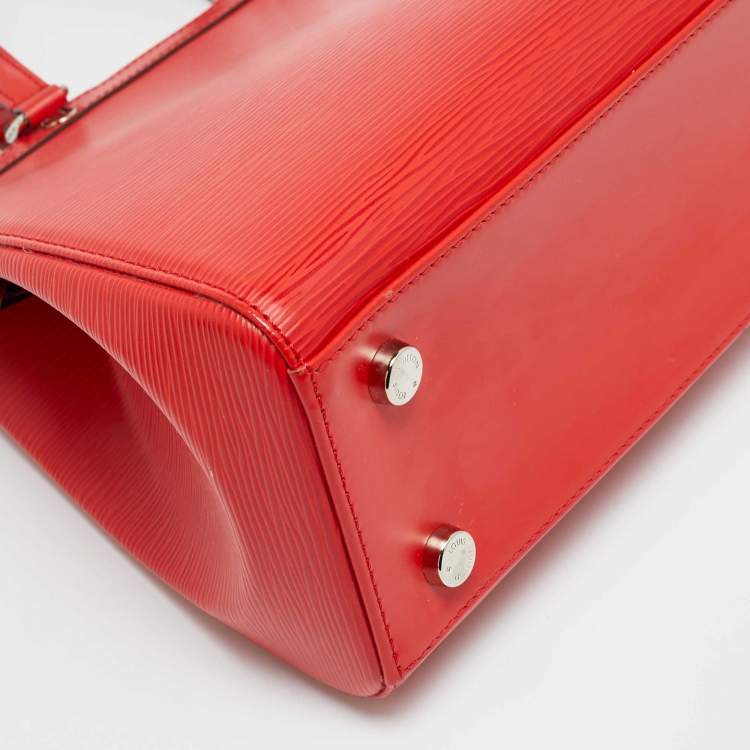 Pre Owned Louis Vuitton Brea MM Coquelicot Epi Leather Bag