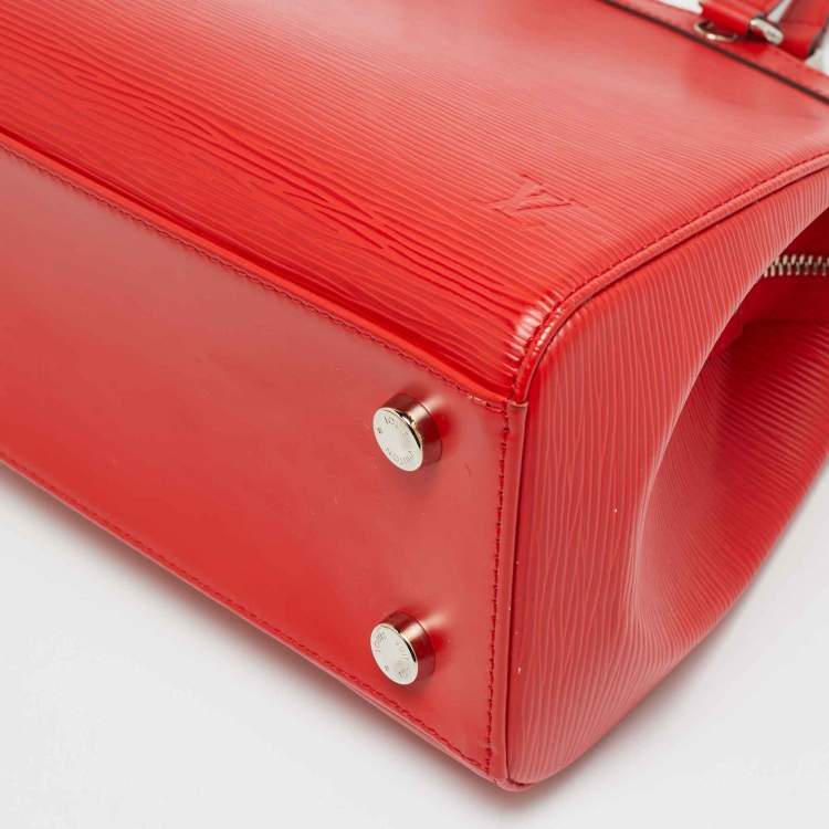 Pre Owned Louis Vuitton Brea MM Coquelicot Epi Leather Bag