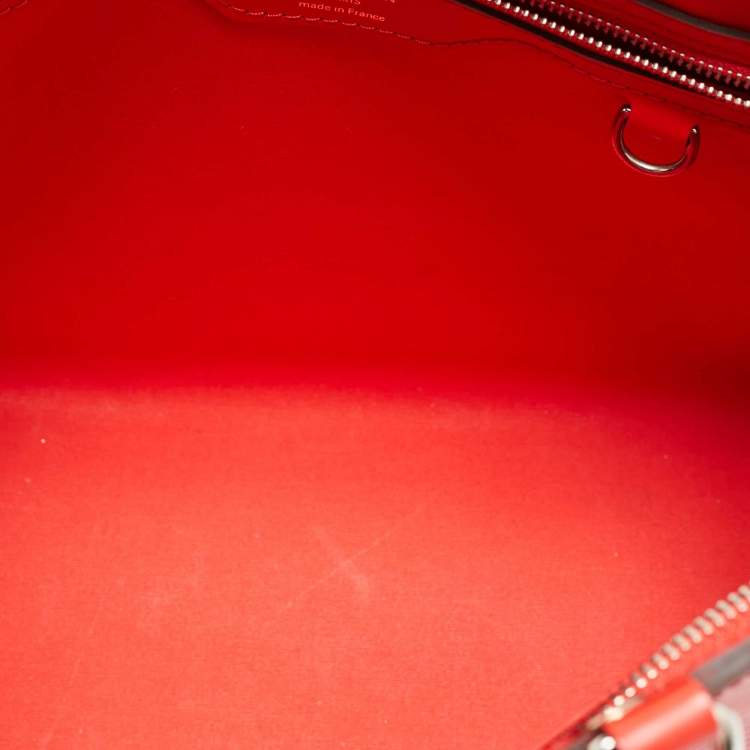 Pre Owned Louis Vuitton Brea MM Coquelicot Epi Leather Bag