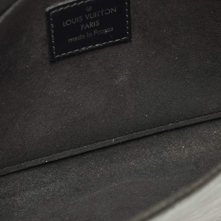 Pre Owned Louis Vuitton Black Epi Leather Pochette Felicie Bag