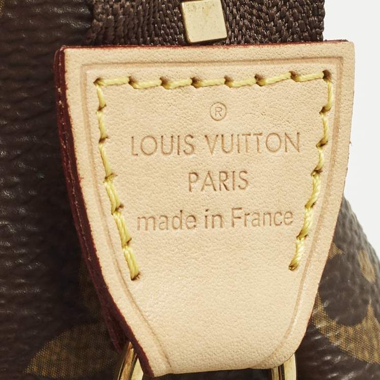 Pre Owned Louis Vuitton Mini Monogram Canvas Pochette Accessoires Bag