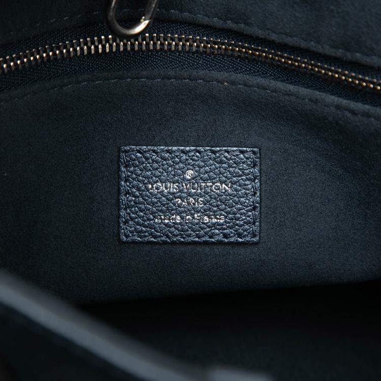 Pre Owned Louis Vuitton Blue Metallic Monogram Giant Empreinte Onthego PM