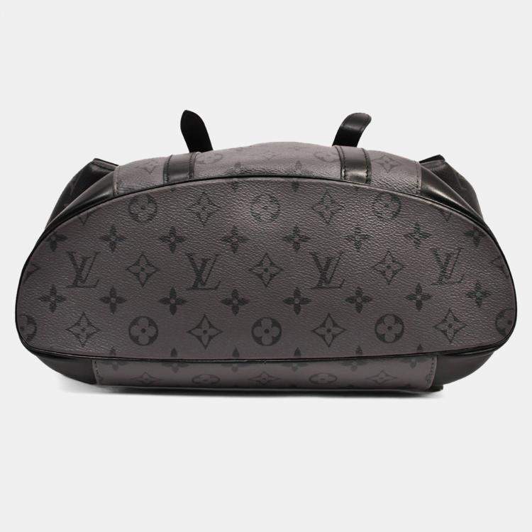 Pre Owned Louis Vuitton Monogram Eclipse 'Christopher' MM Backpack