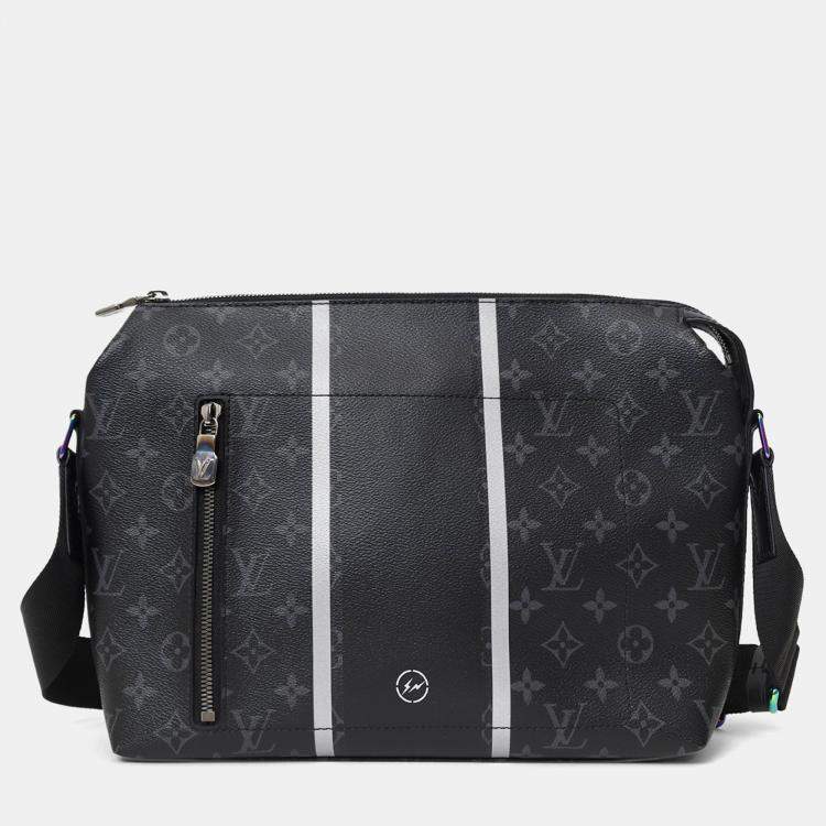 Pre Owned Louis Vuitton x Fragment Monogram Eclipse Apollo Messenger Bag