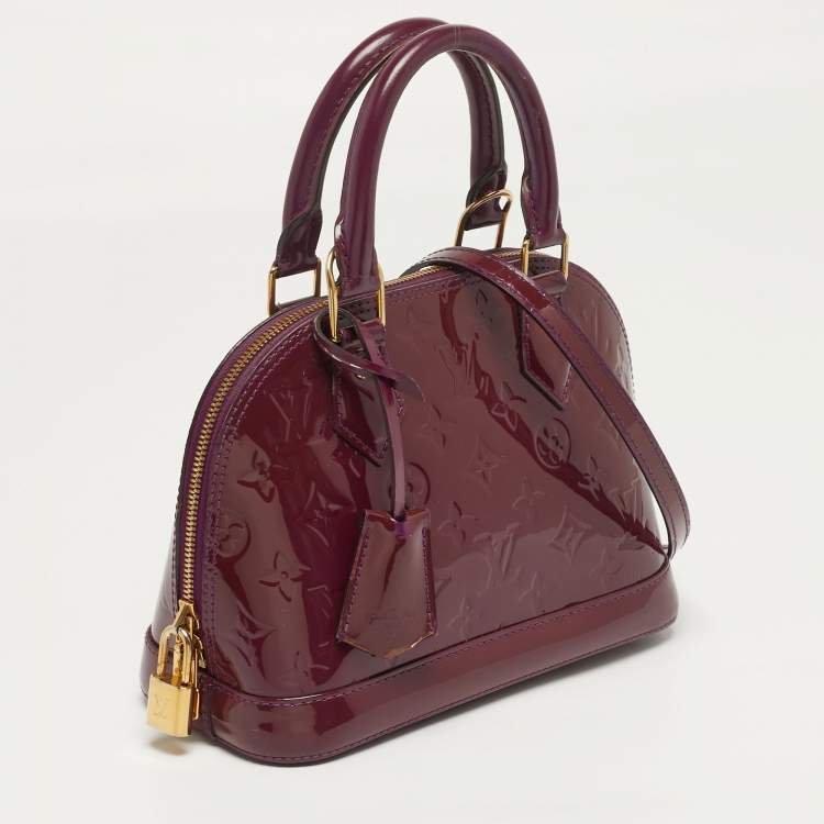 مملوكة مسبقًا Louis Vuitton Alma BB Violette Monogram Vernis Bag