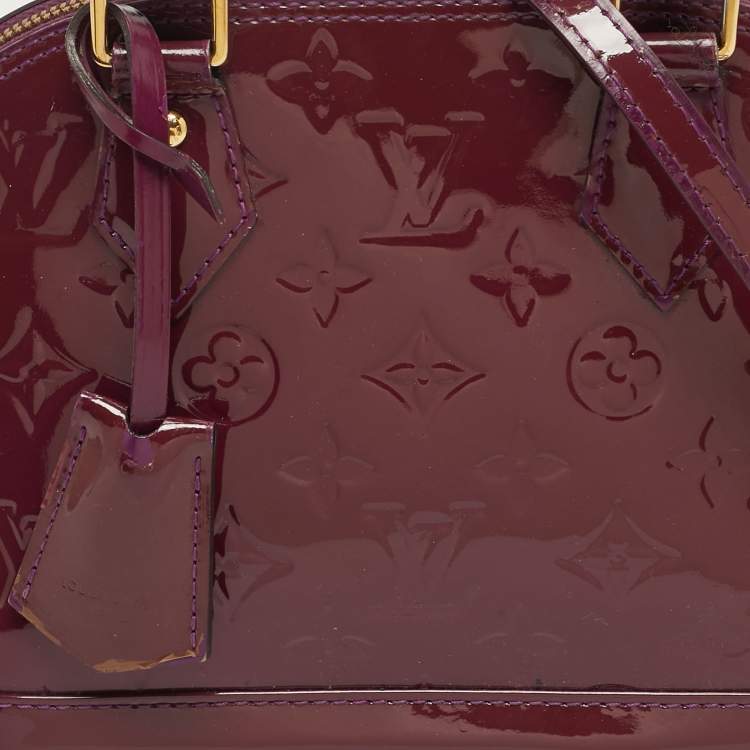 مملوكة مسبقًا Louis Vuitton Alma BB Violette Monogram Vernis Bag