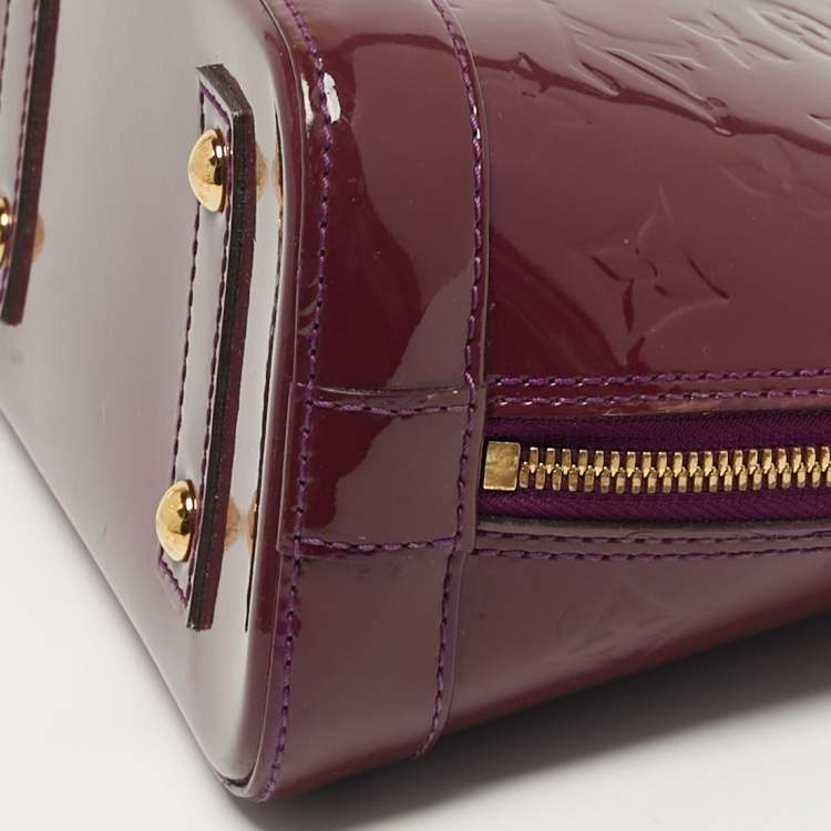 مملوكة مسبقًا Louis Vuitton Alma BB Violette Monogram Vernis Bag