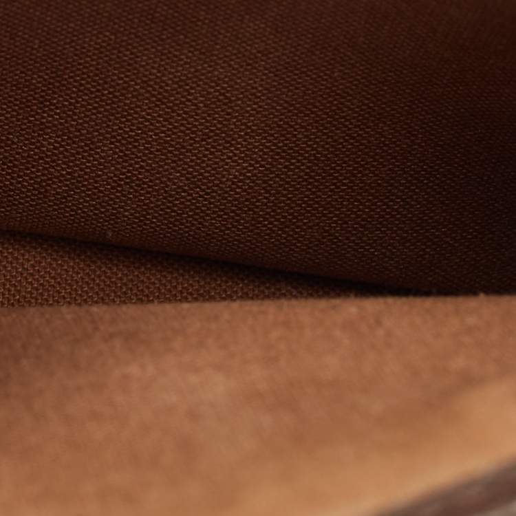 Pre Owned Louis Vuitton Petit Sac Plat Monogram Canvas Bag