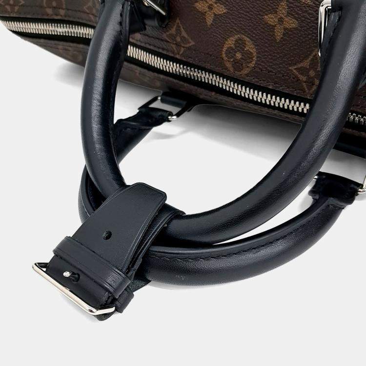 مملوكة مسبقًا Louis Vuitton Brown PVC Makassar Bandouliere Keepall 45