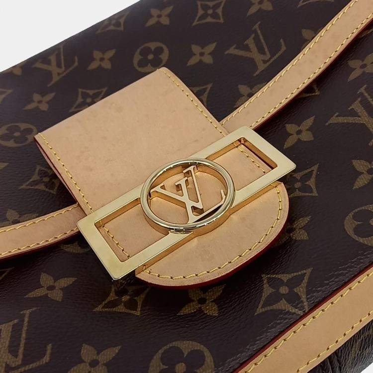 Pre Owned Louis Vuitton Brown PVC Monogram Dauphine Soft