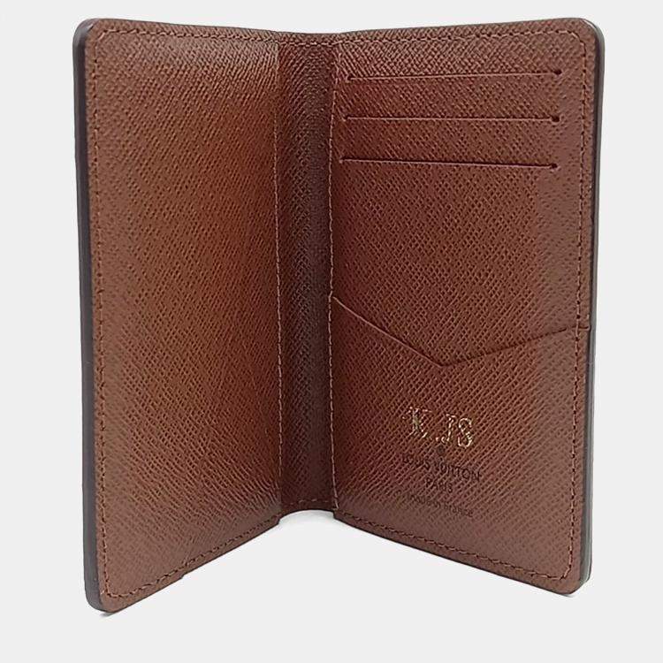 مملوكة مسبقًا Louis Vuitton Brown Canvas Pocket Organizer