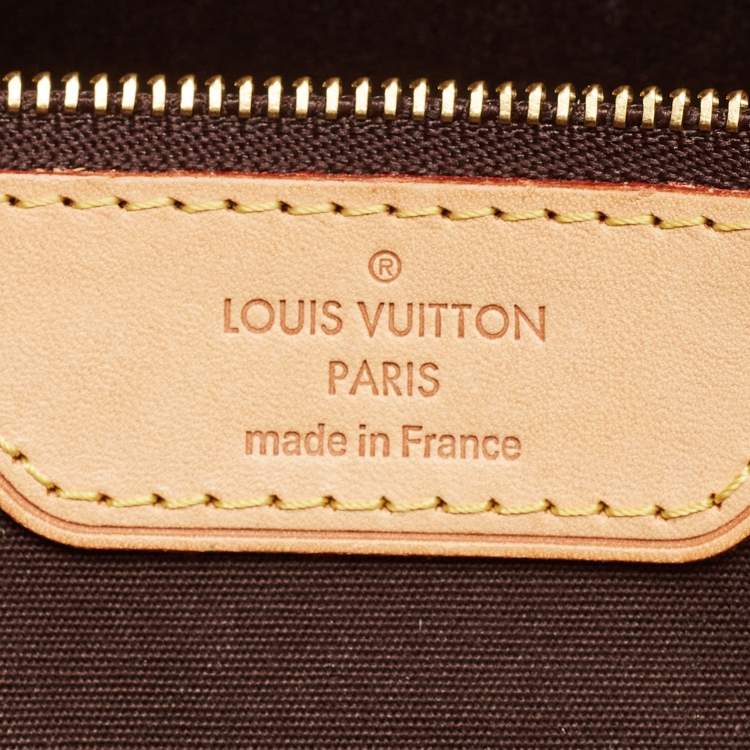 Pre Owned Louis Vuitton Brea MM Amarante Monogram Vernis Bag