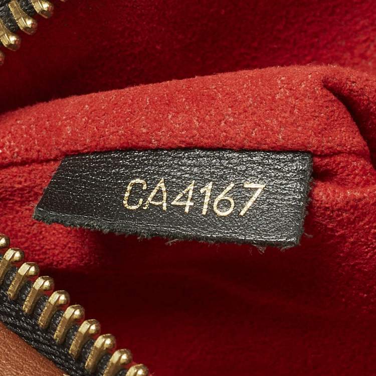 Pre Owned Louis Vuitton Tuileries Caramel Monogram Canvas and Leather Clutch