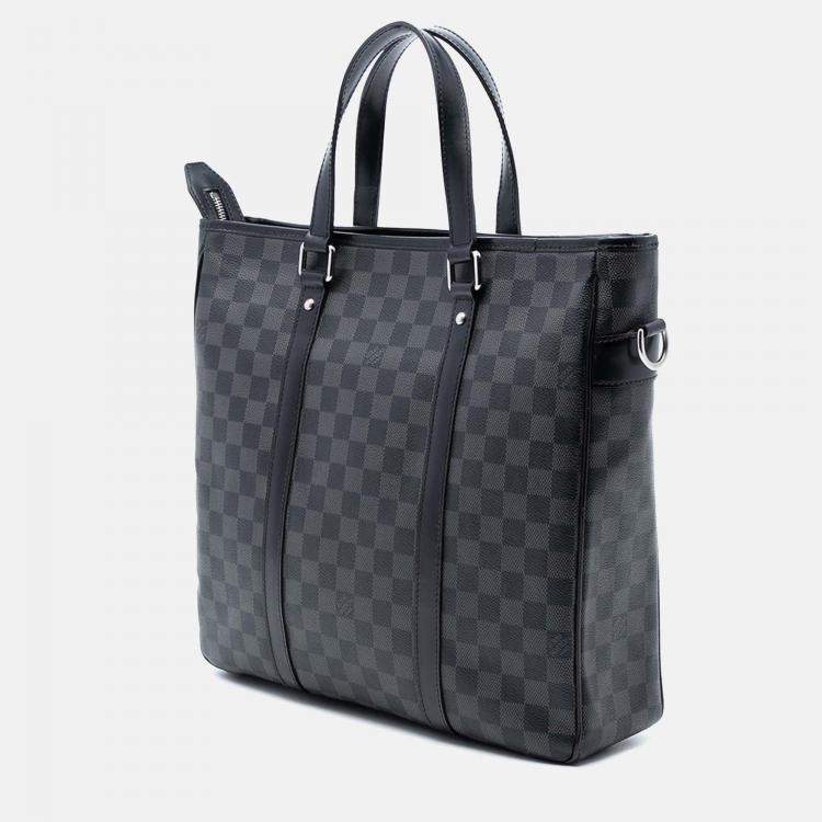 مملوكة مسبقًا Louis Vuitton Black Damier Graphite Tadao PM