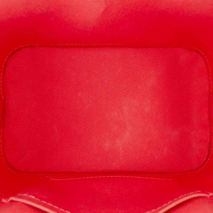 Pre Owned Louis Vuitton Pink Monogram Vernis Alma BB