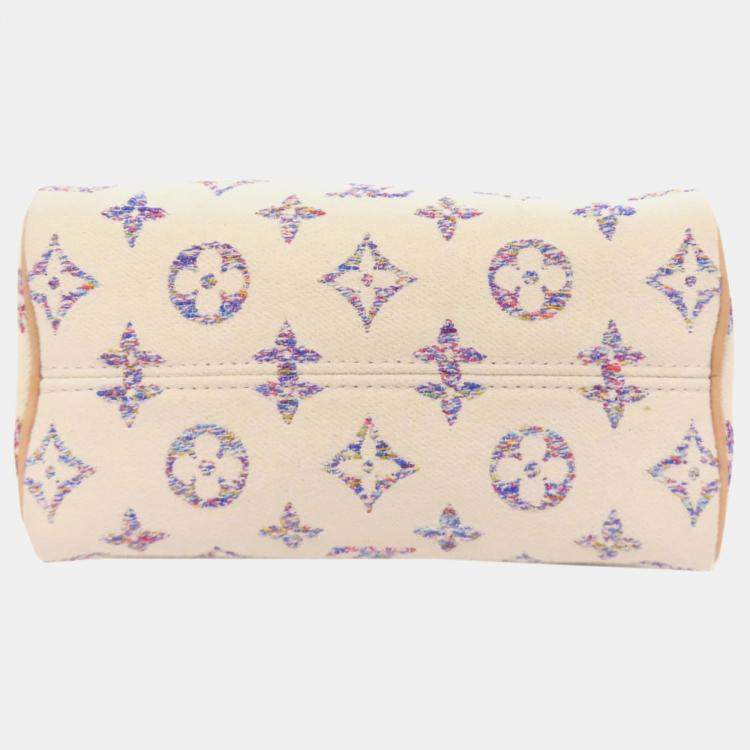 Pre Owned Louis Vuitton Speedy Bandouliere 20 Handbag Monogram Jacquard