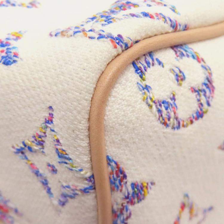 Pre Owned Louis Vuitton Speedy Bandouliere 20 Handbag Monogram Jacquard