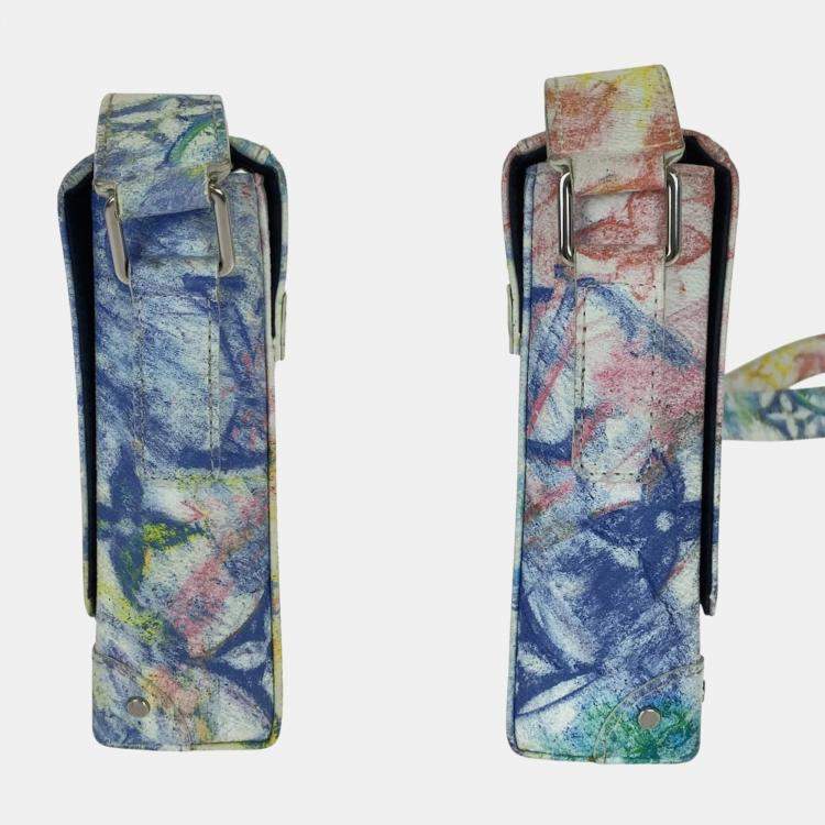 Pre Owned Louis Vuitton Monogram Pastel Trunk Messenger Bag Pm  Multicolore