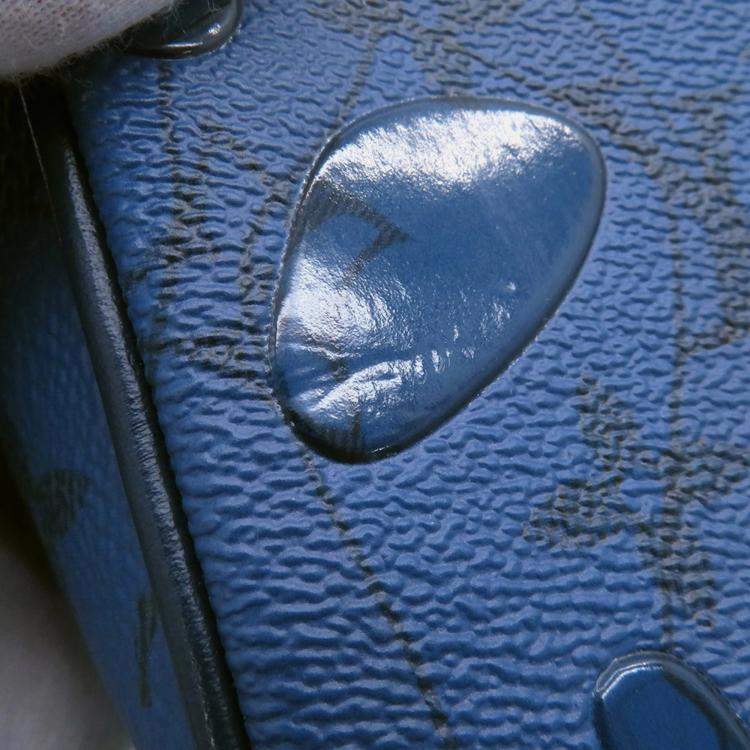 Pre Owned Louis Vuitton Monogram Aqua Garden Mini Soft Trunk Shoulder Bag