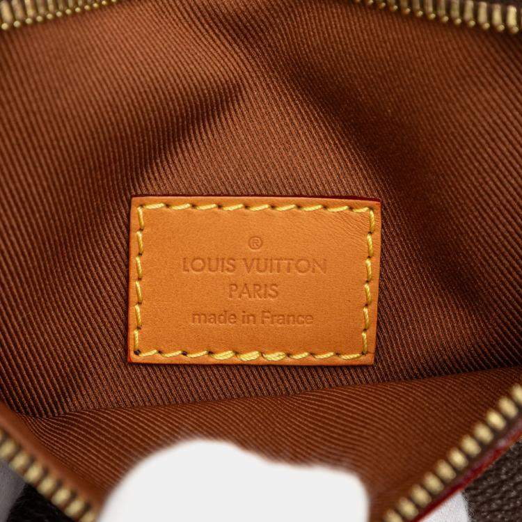 Pre Owned Louis Vuitton Brown Monogram Saumur Messenger PM