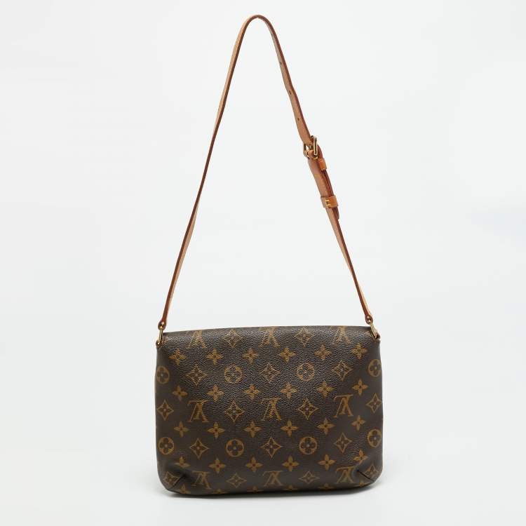 Pre Owned Louis Vuitton Musette Tango Monogram Canvas Bag