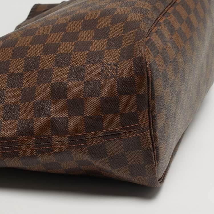 Pre Owned Louis Vuitton Neverfull MM Damier Ebene Canvas Bag