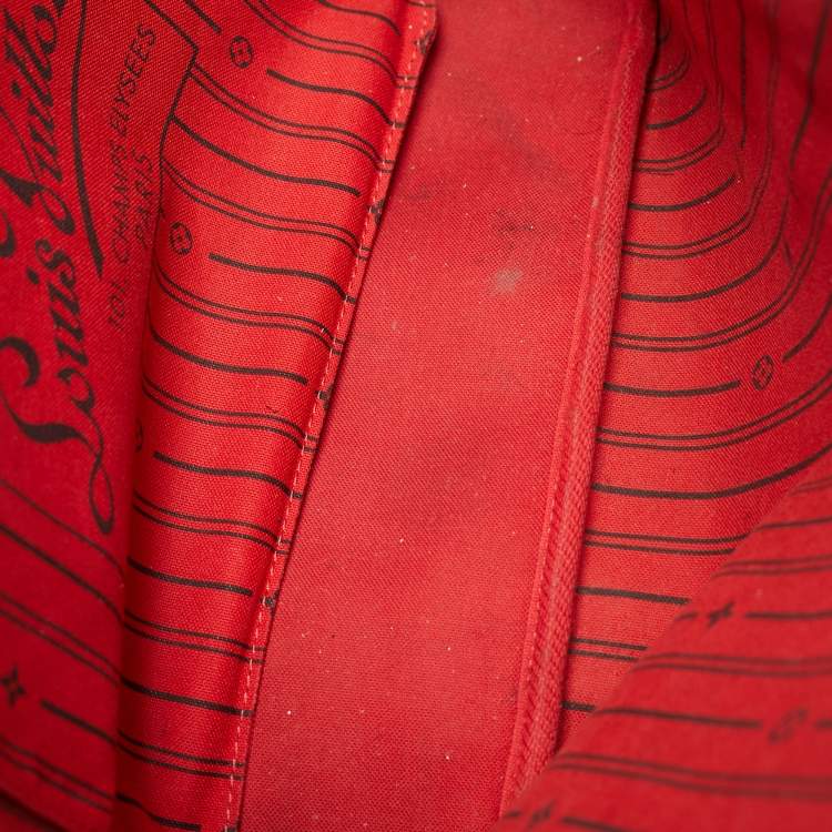 Pre Owned Louis Vuitton Neverfull MM Damier Ebene Canvas Bag