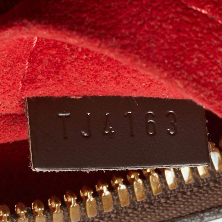 Pre Owned Louis Vuitton Trevi PM Damier Ebene Canvas Bag