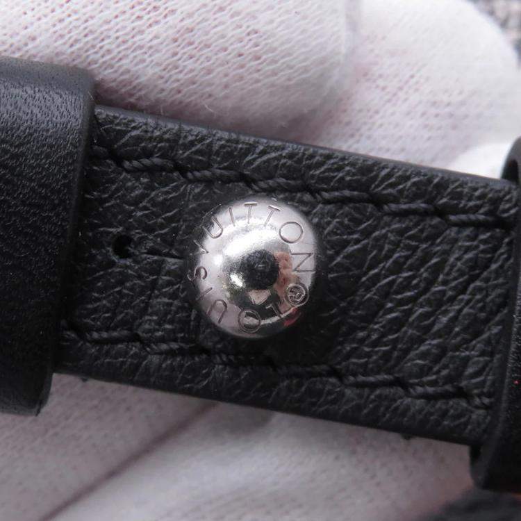 Pre Owned Louis Vuitton Palm Springs Backpack Noir/Multicolor Damier Azur Kansai Yamamoto Size Pm