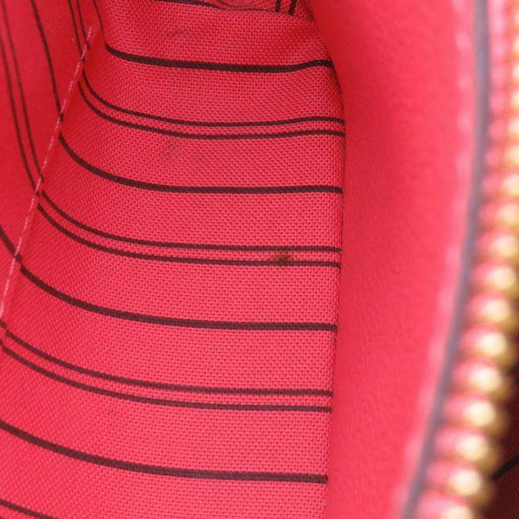 مملوكة مسبقًا Louis Vuitton Montaigne Blossom Pink Monogram Empreinte Leather Size BB